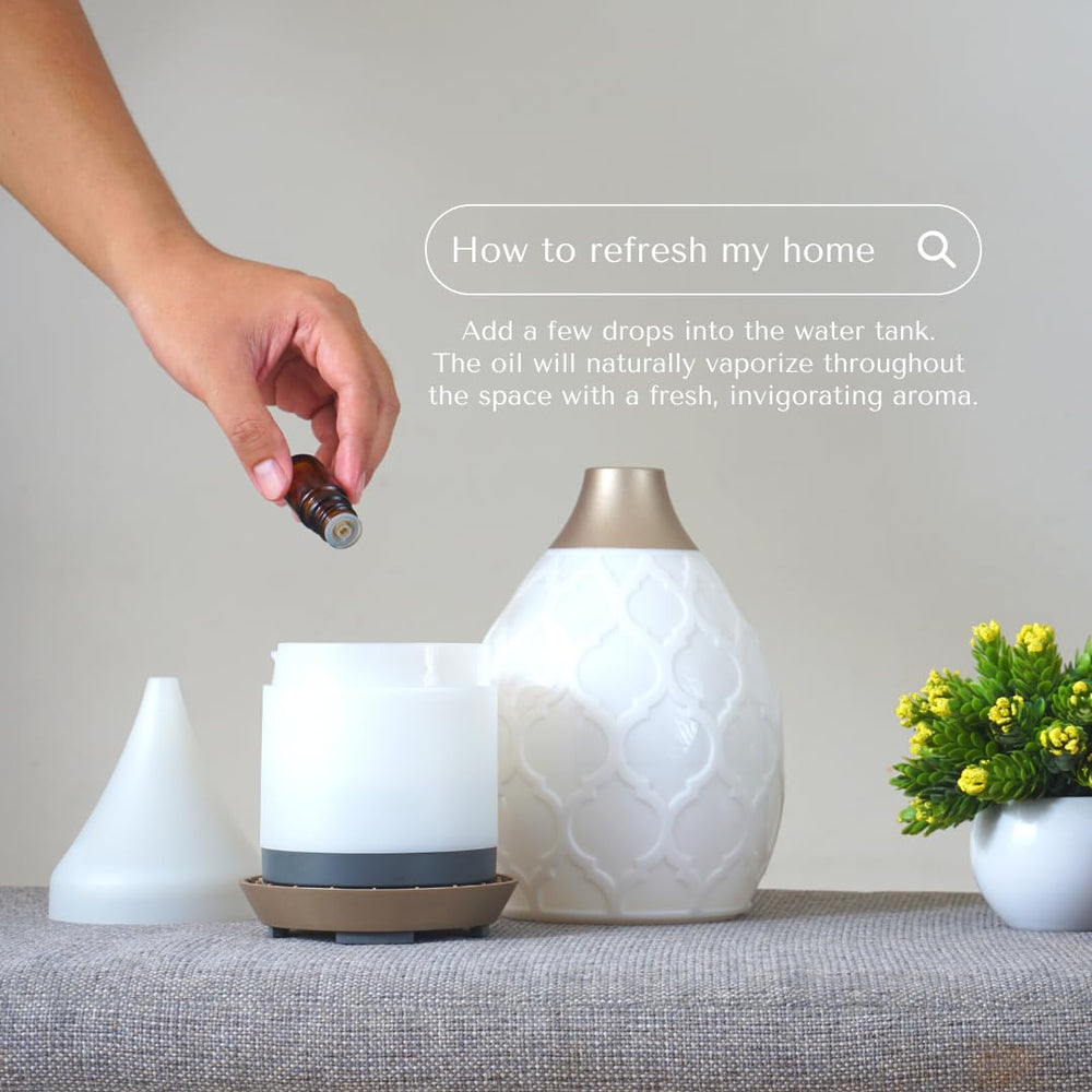 GreenHealth Wintergreen oil diffusing aroma for refreshing spaces.