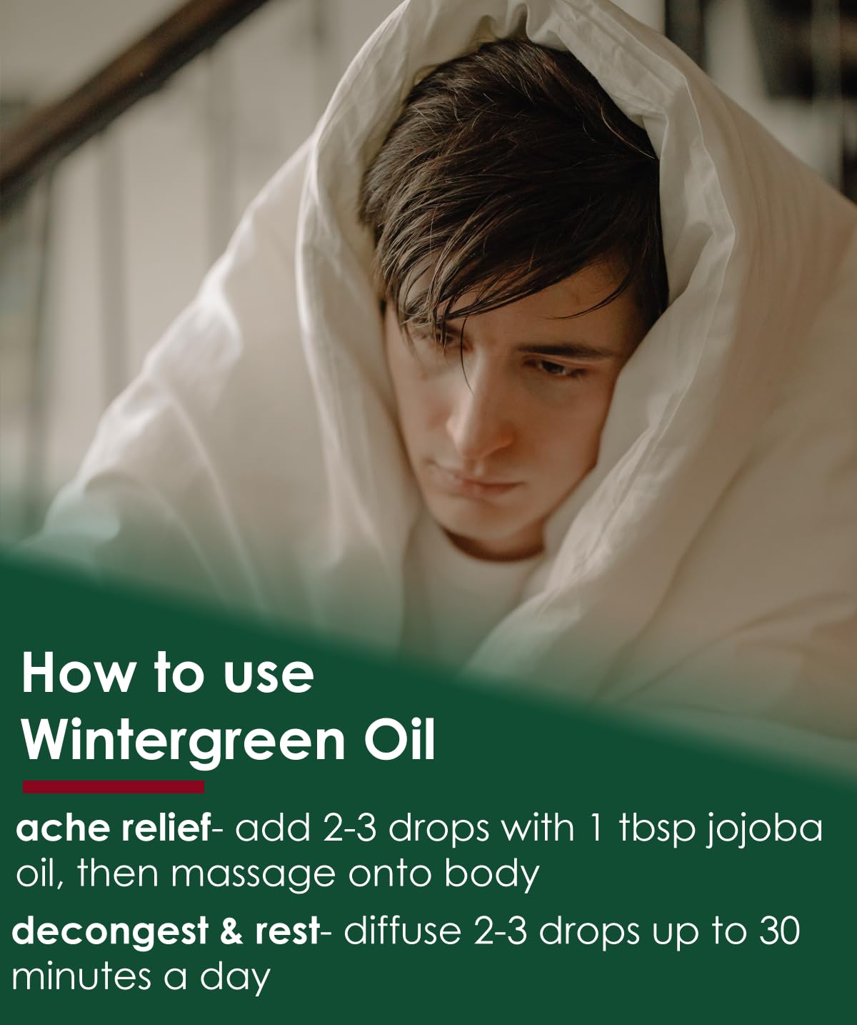 GreenHealth Wintergreen oil used to make DIY cleaning sprays.