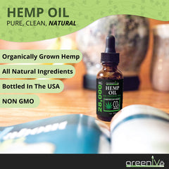 GreenIVe vegan non-GMO clean ingredients label emphasizing natural formula.