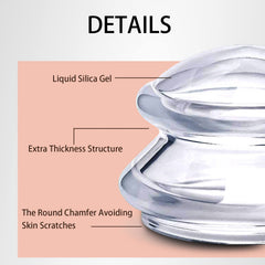 GreenLife silicone cups enable deep tissue massage and easy self care.