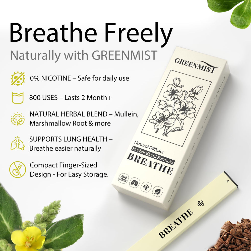 GREENMIST Mullein Diffuser Pen discreet design suitable for home or office