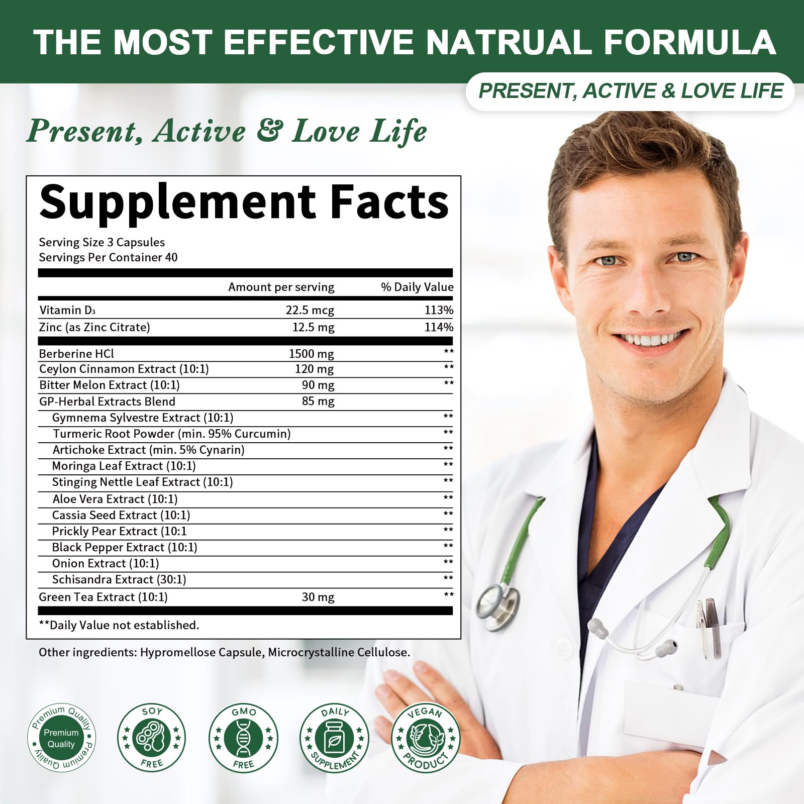 GREENPEOPLE Berberine liposomal technology visual