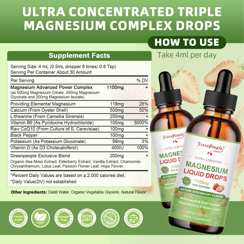 GREENPEOPLE drops being stirred into water for convenient use