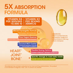 GREENPEOPLE K2 D3 coconut oil delivery for absorption.