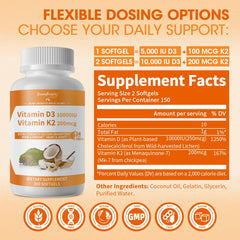 GREENPEOPLE K2 D3 softgels close up for daily vegan supplementation.