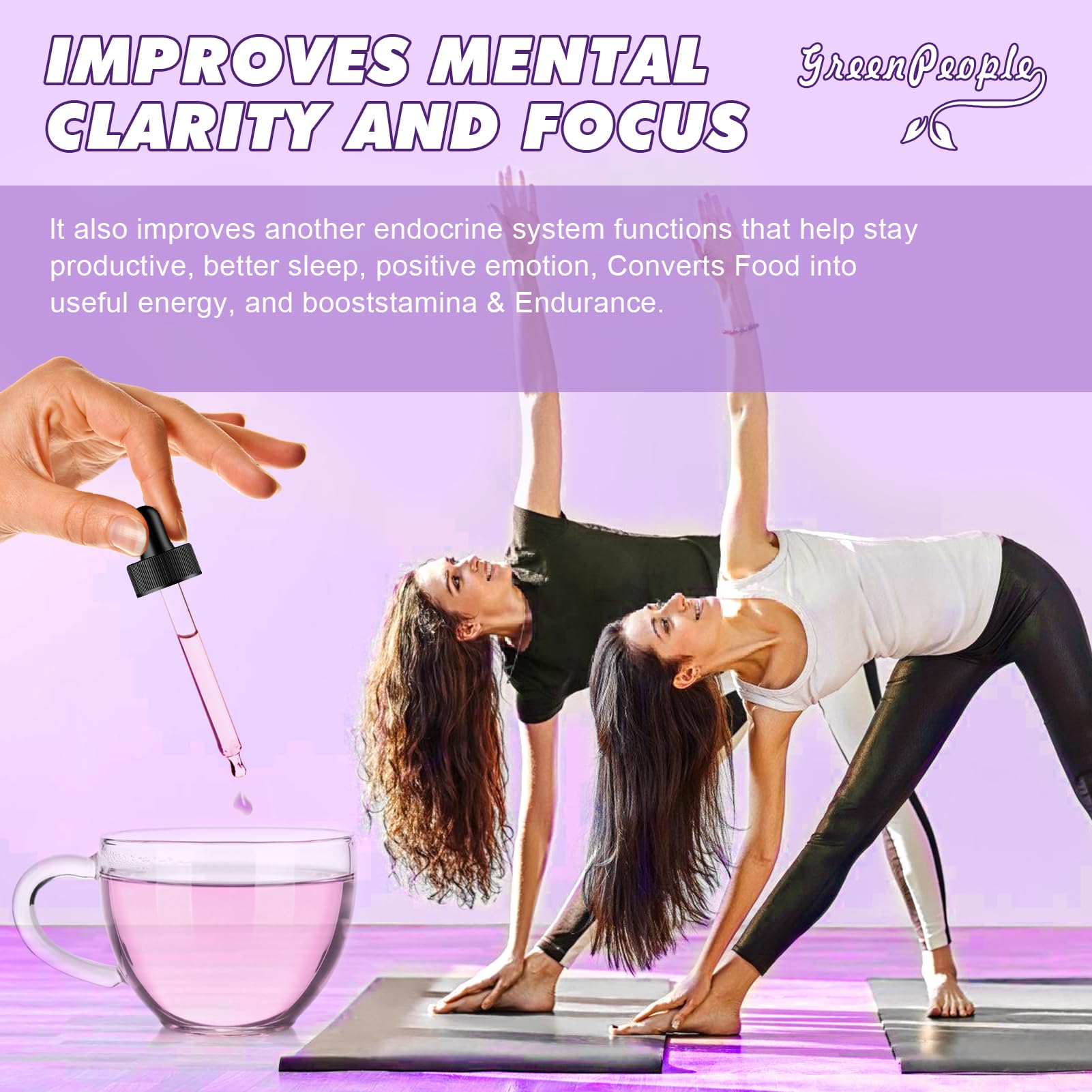 Sleep-ready routine with grape-flavored drops and calm atmosphere