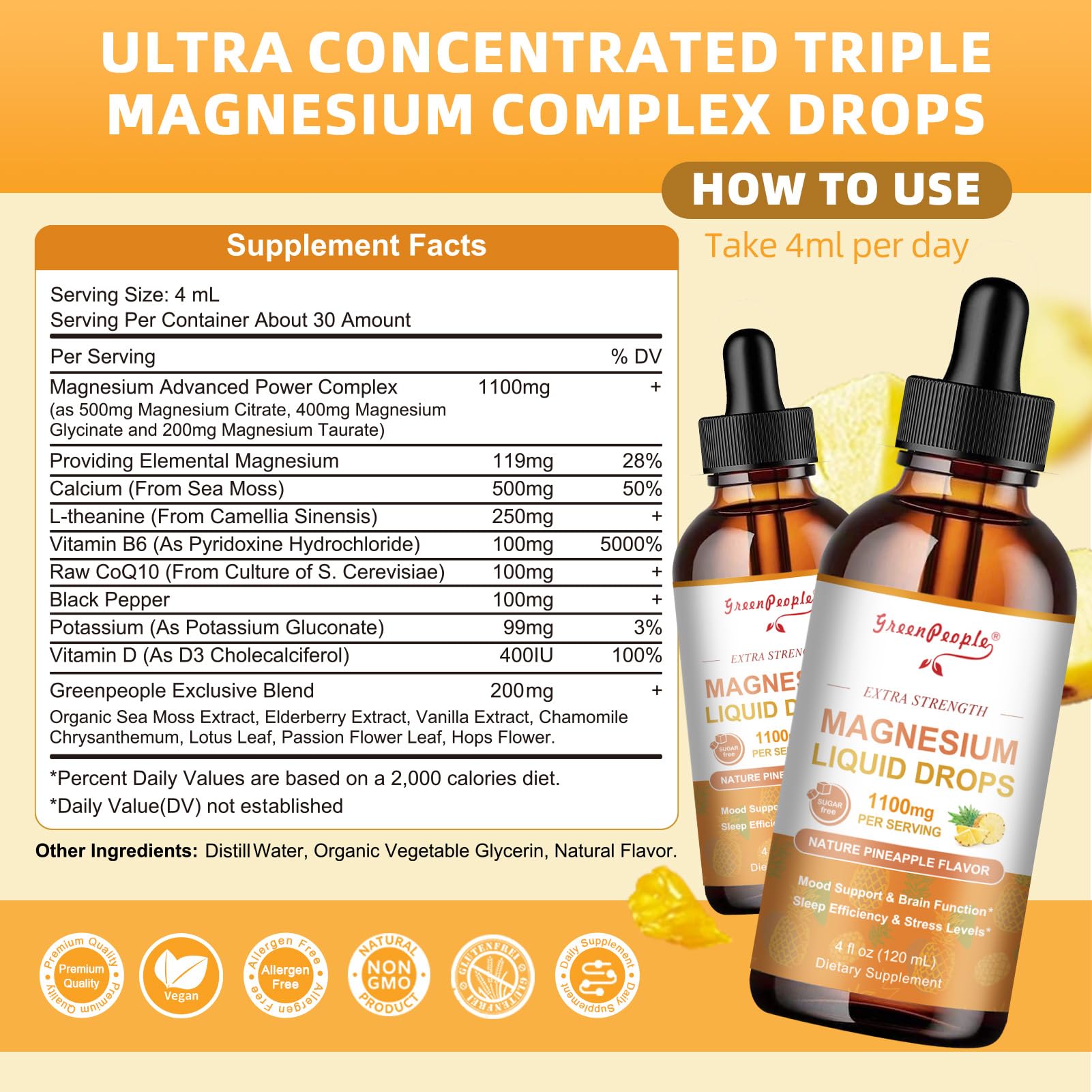 Packaging box and bottle in natural clean design