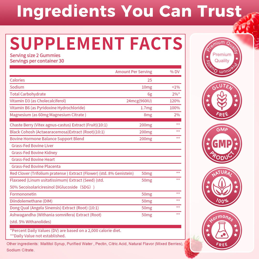 GREENPEOPLE Menopause Gummies with ashwagandha for mood support