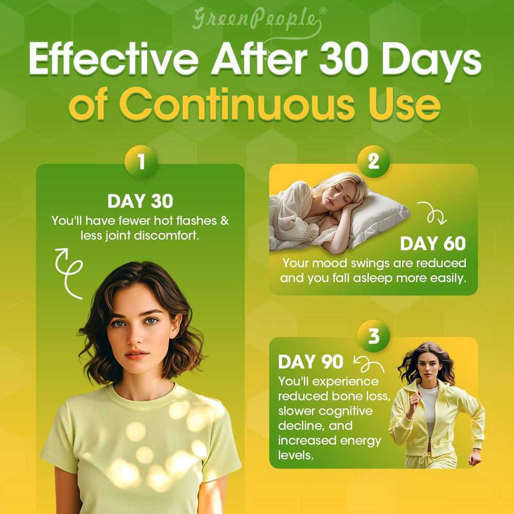 GreenPeople label highlights black cohosh and ashwagandha for menopause support