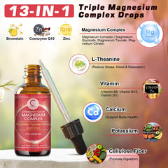 GreenPeople Triple Magnesium Liquid Drops dropper enables precise dosing