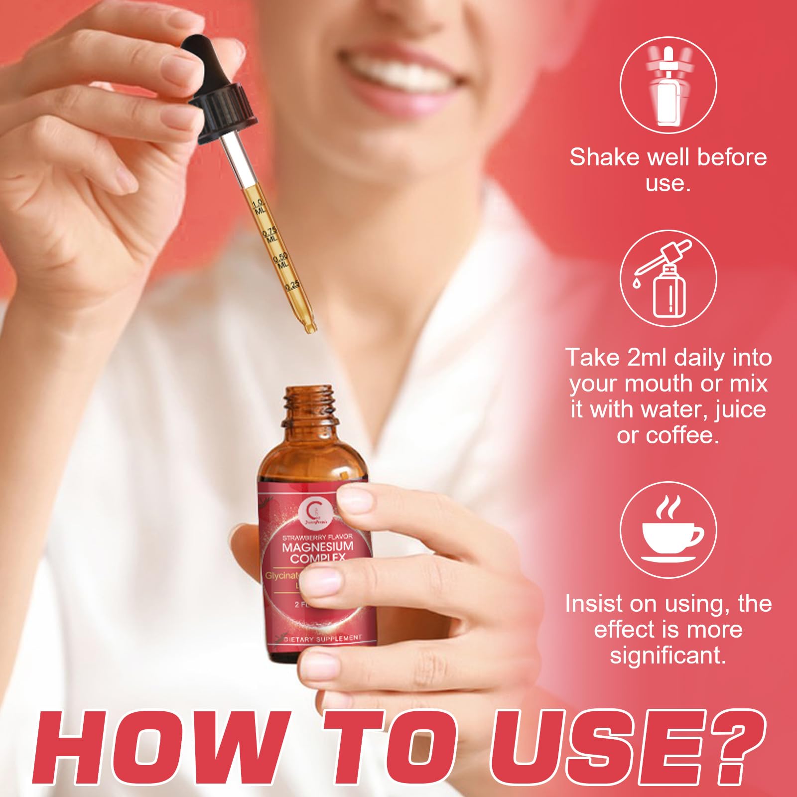 GreenPeople Triple Magnesium Liquid Drops ingredients chart showing mineral blend