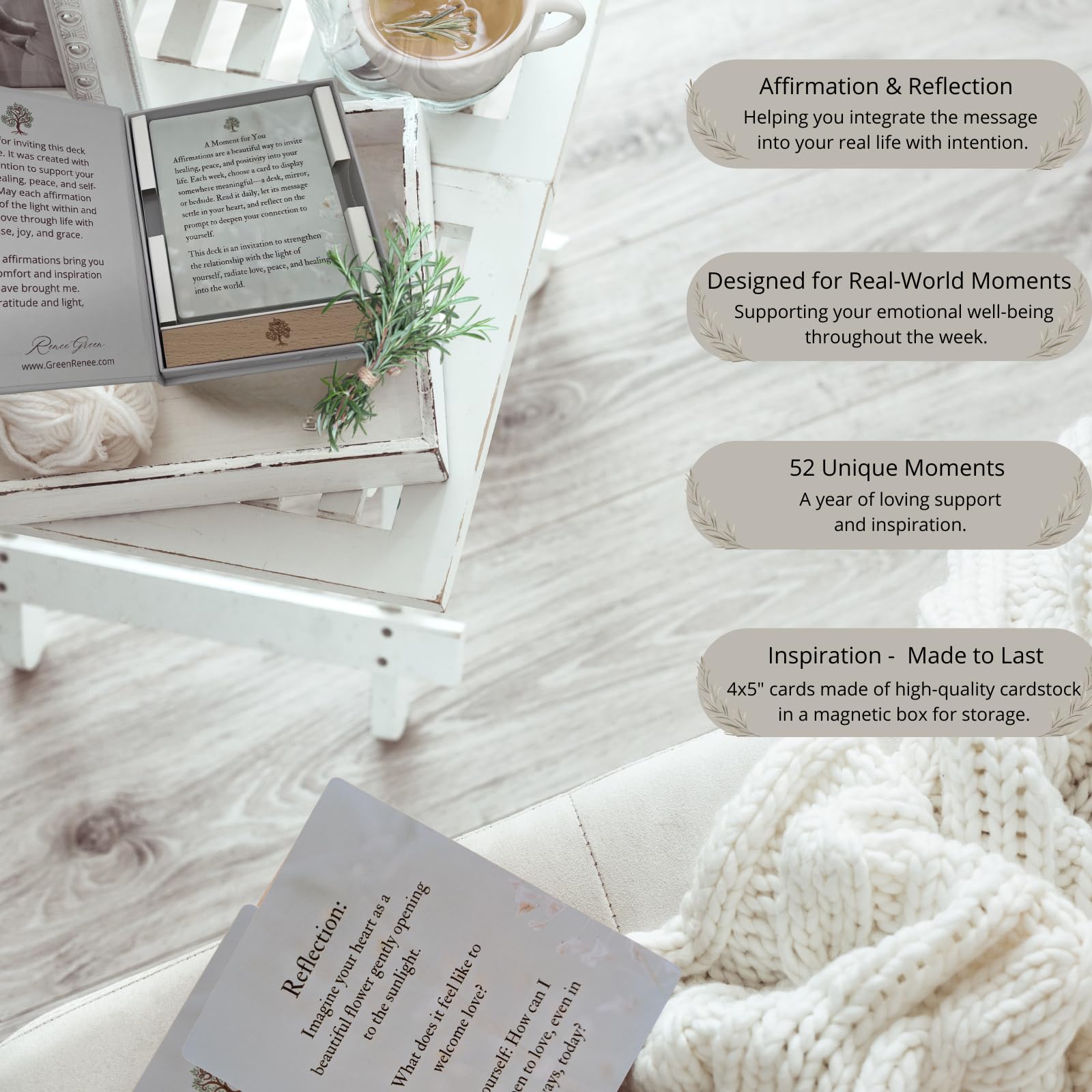 Daily reflection prompts for emotional balance with GreenRenee
