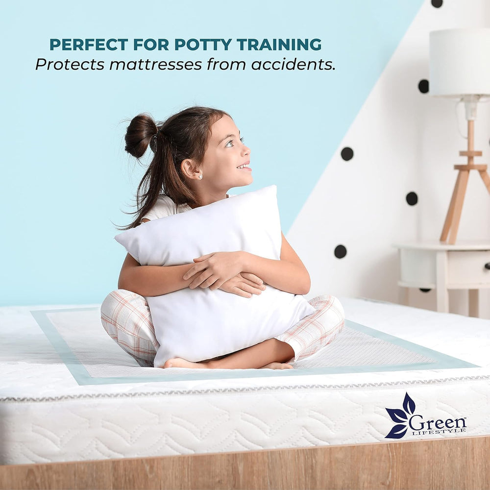 GREEN LIFESTYLE Underpads function as pet pads for dogs and cats.
