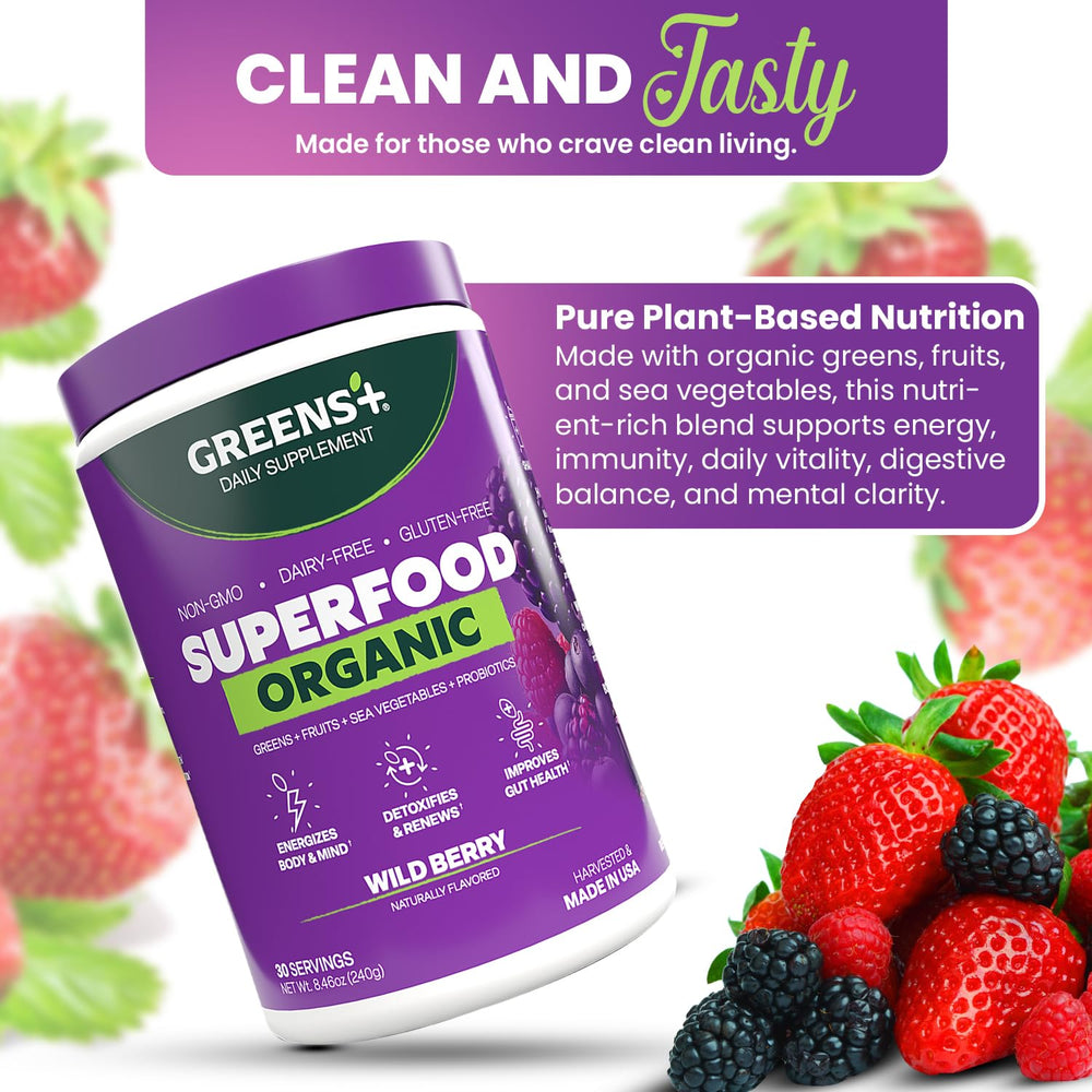 Greens+ Morning Mix Shake shown for daily routine