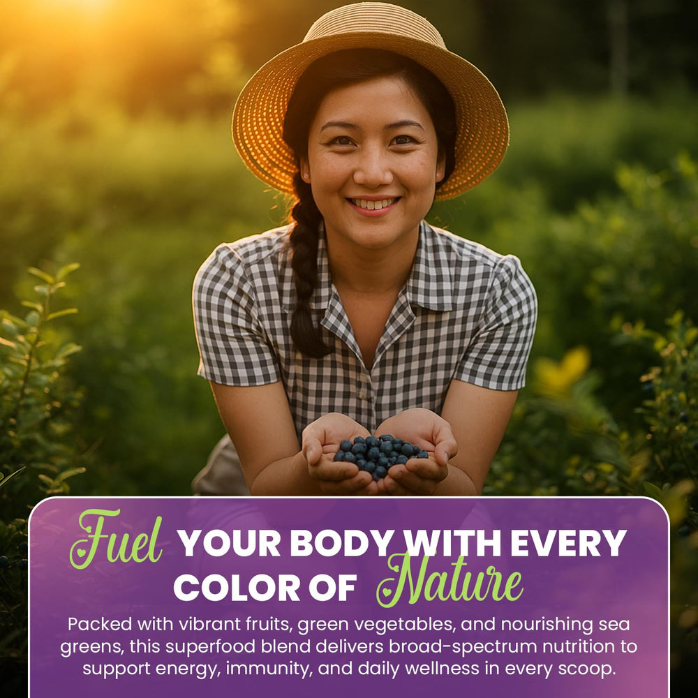 Greens+ Nutrition Panel highlights key vitamins and minerals