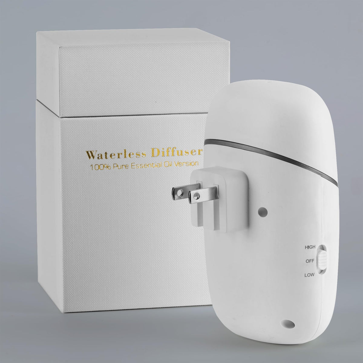 GREENSCENT waterless diffuser with egg-shaped wall-mount for 500 sq ft coverage