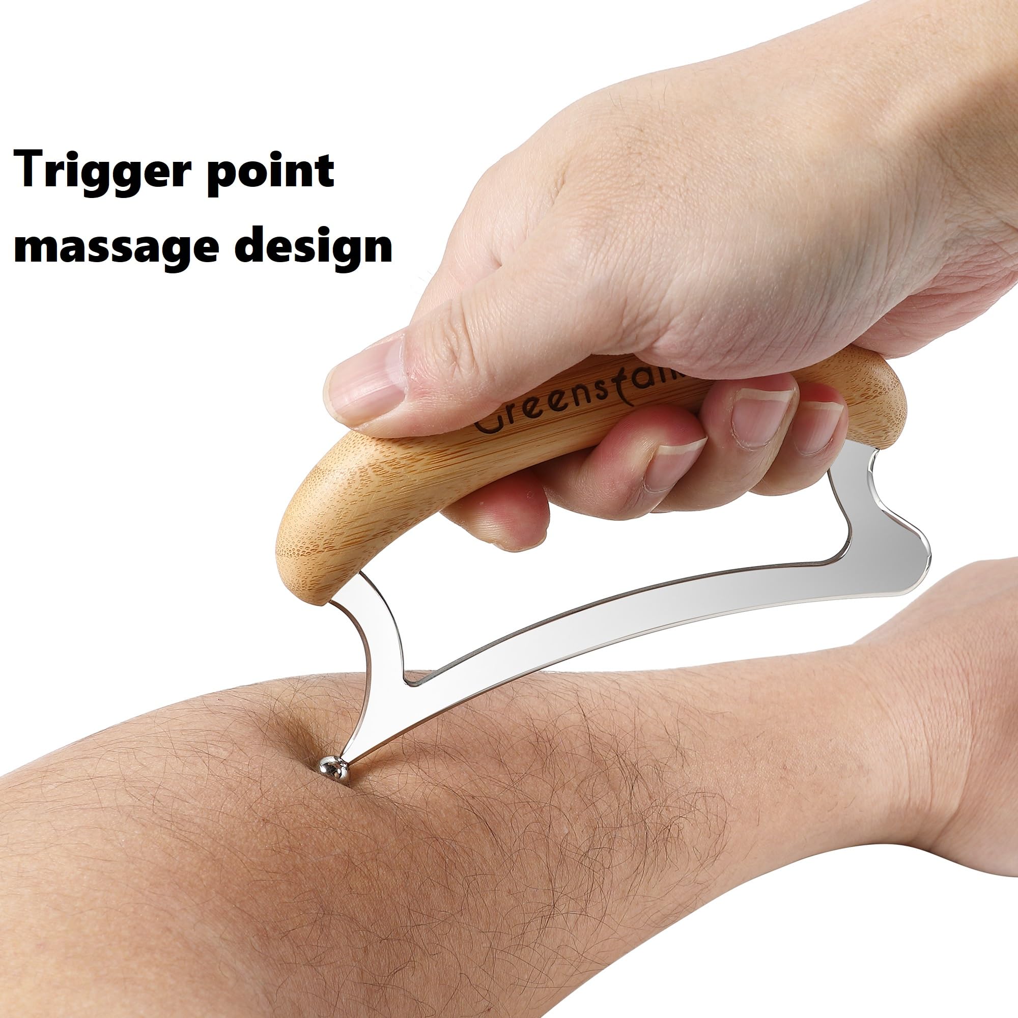 Greenstalk angled edge massage for faster post-workout recovery