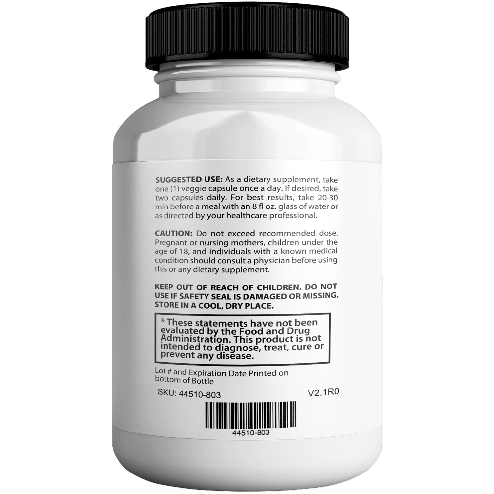 GreenVIFY Gluco Blood Sugar Switch Max bottle showing dosage instructions for steady levels