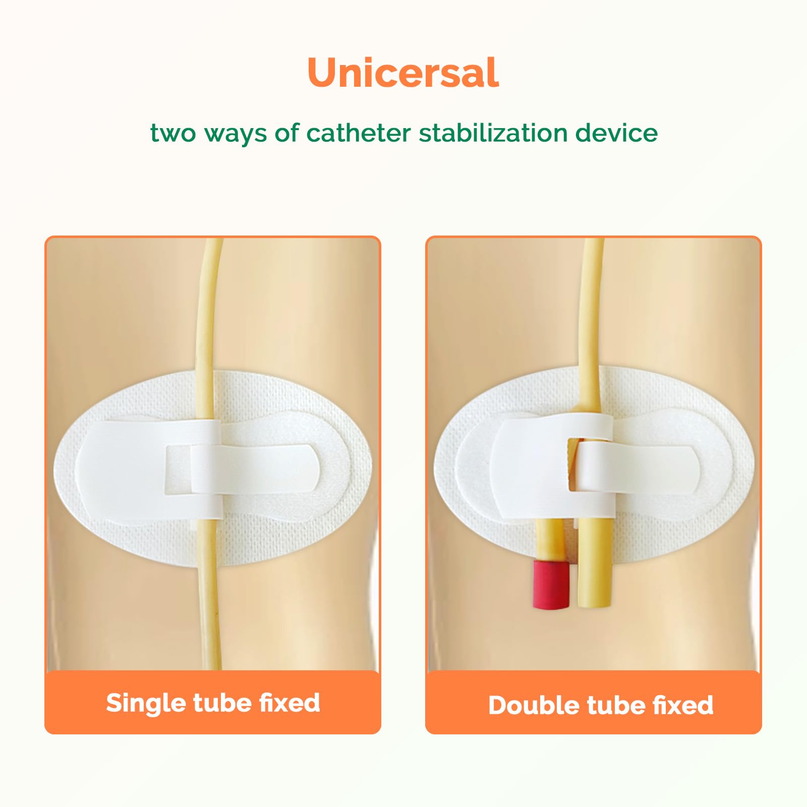 Greetmed Foley catheter stabilization device breathable latex-free materials for comfortable long wear.