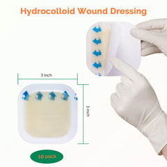 Greetmed hydrocolloid patch remains waterproof during bathing