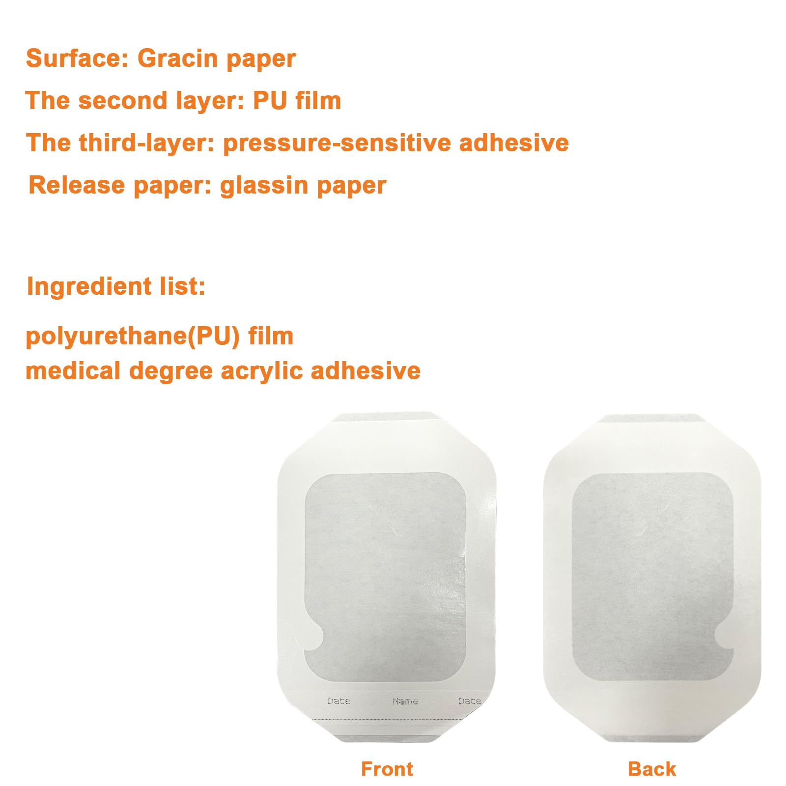 Greetmed tattoo aftercare dressing protects healing skin with waterproof coverage.