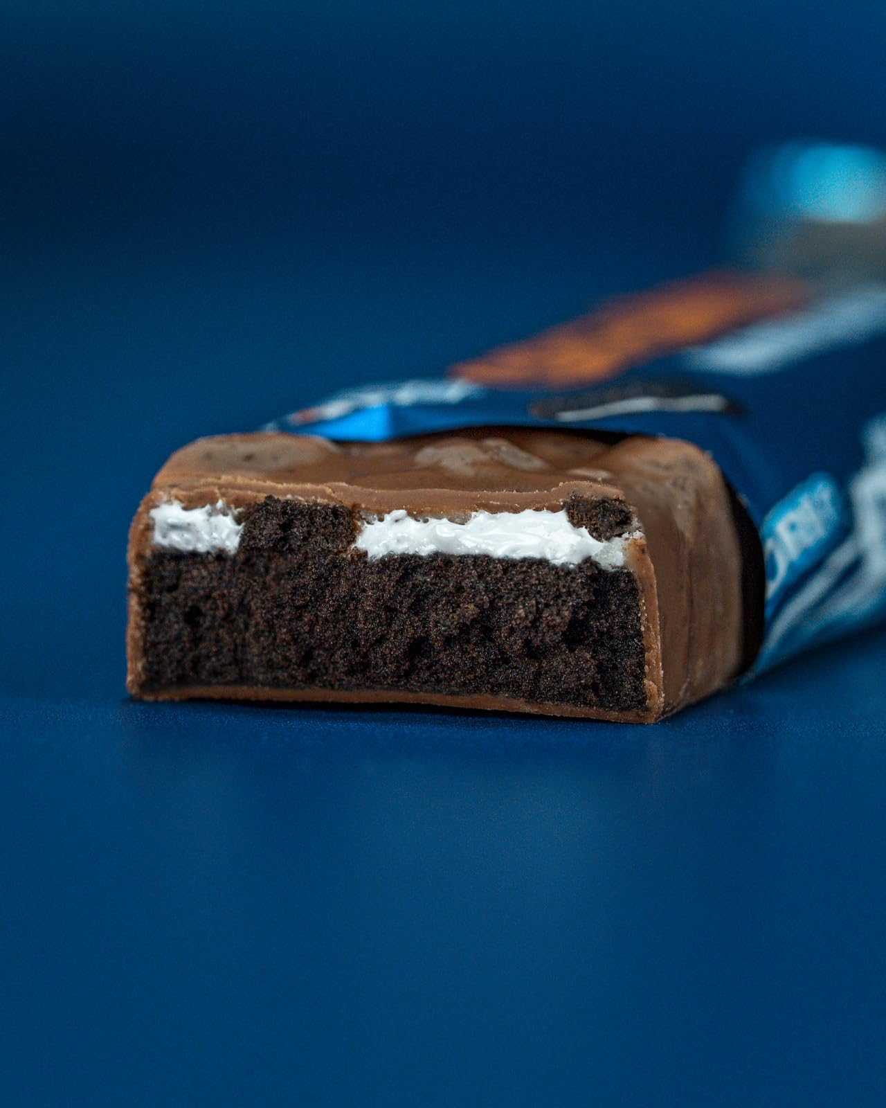 Grenade Oreo real wafer pieces add crisp texture to the bar