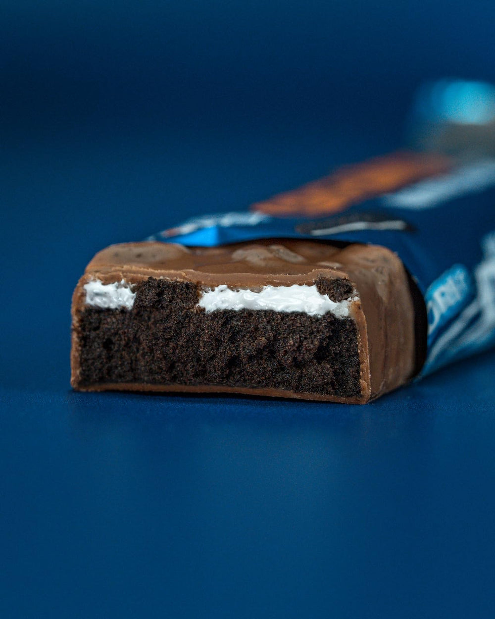 Grenade Oreo real wafer pieces add crisp texture to the bar