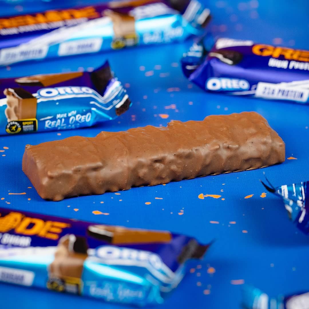 Grenade ingredient close-up protein nougat highlights quality components.