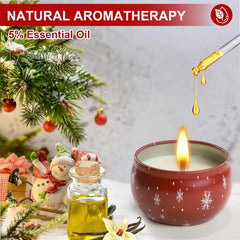 Grestar Cinnamon Apple candle creates warm seasonal scent for living spaces.