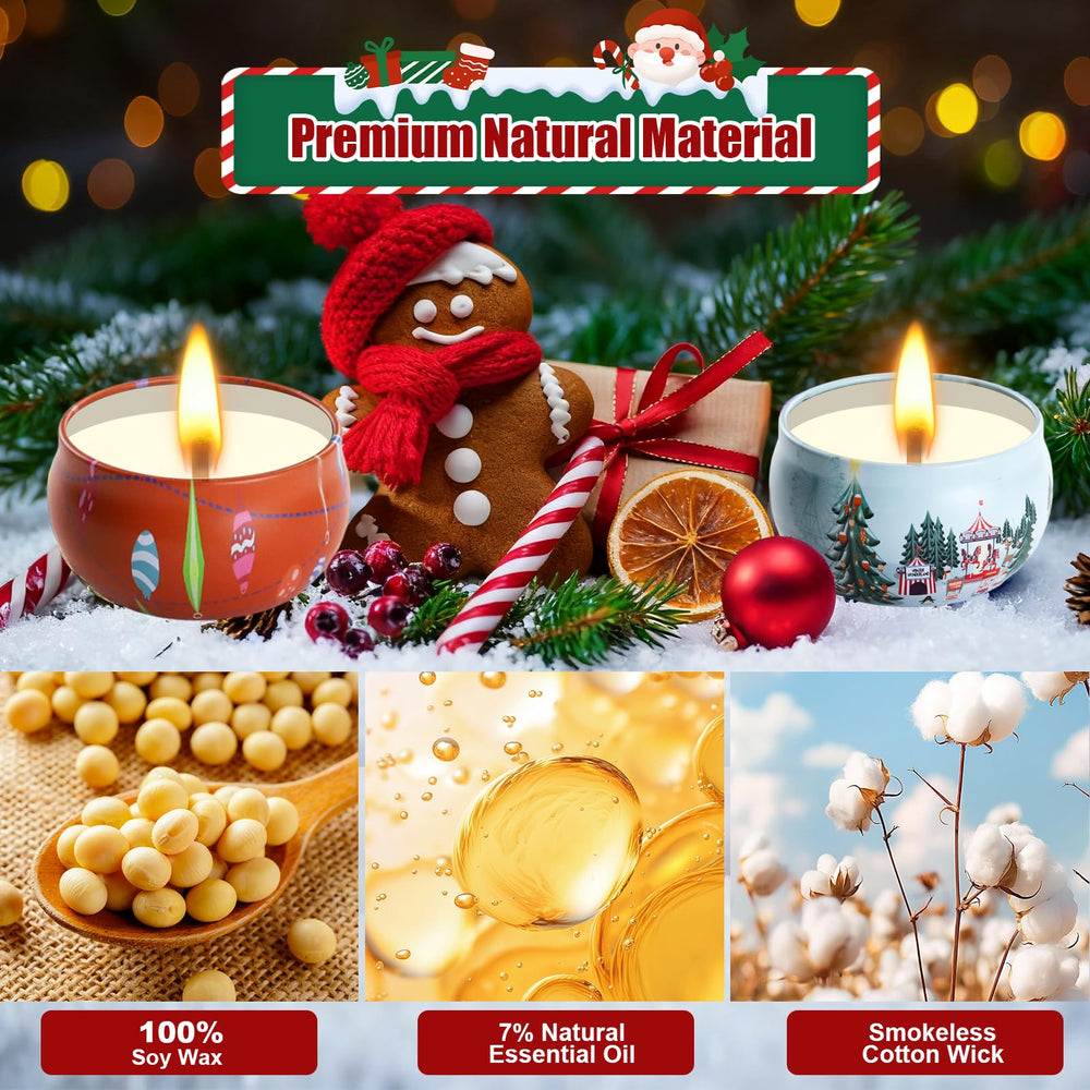 Grestar cinnamon apple scent in rustic tin for cozy evenings