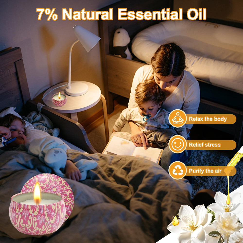 Grestar gardenia scented candle creates a fresh, inviting atmosphere in any room
