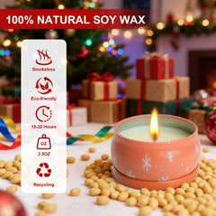 Grestar natural soy wax candles close-up showing clean burn.