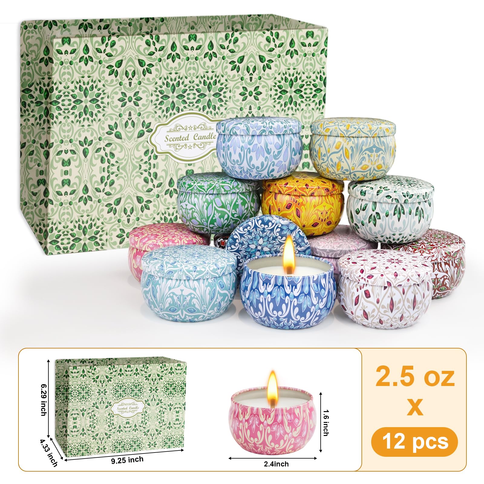 Grestar sage sea salt scented candle evokes coastal freshness and clarity