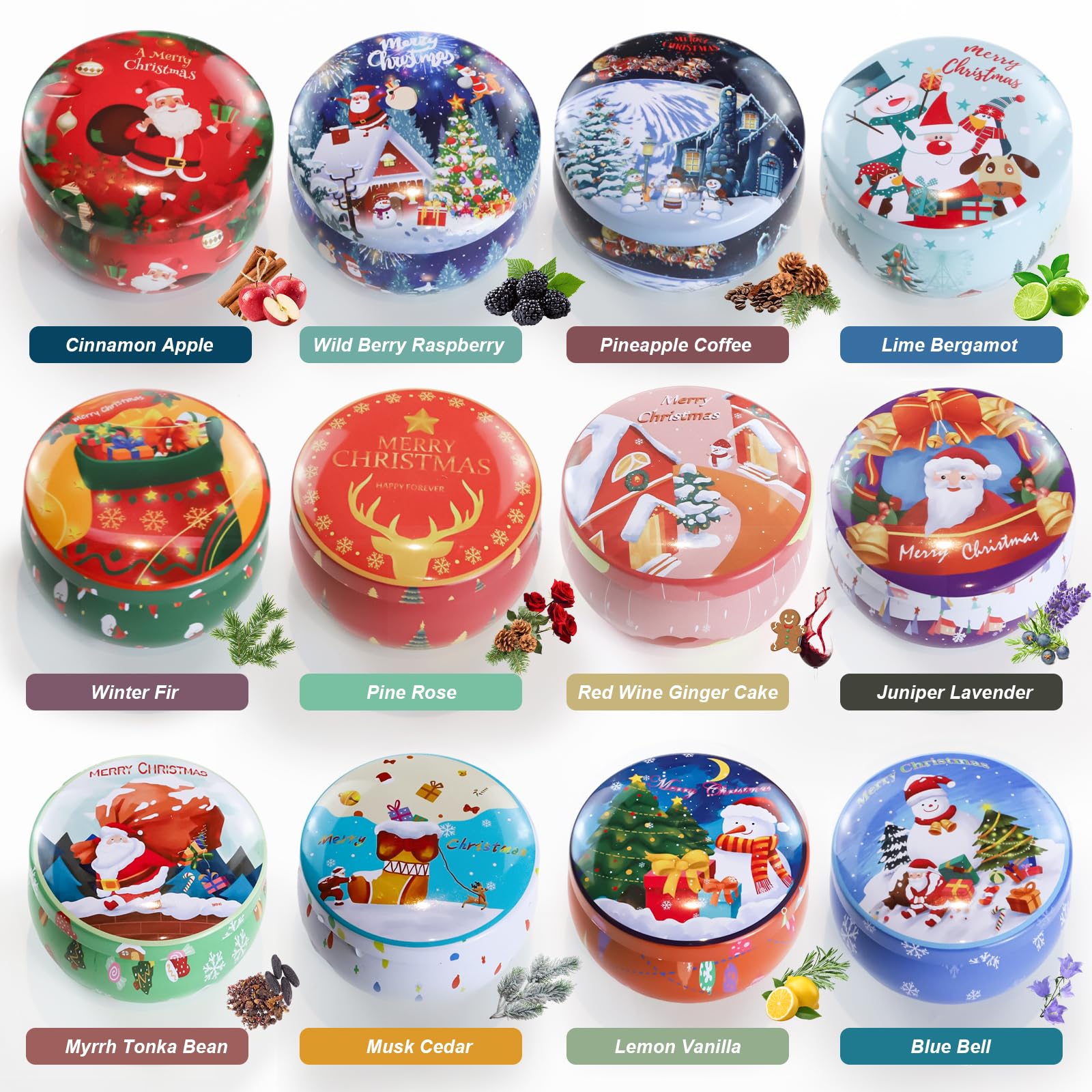 Grestar soy wax candles in portable tin, perfect for gifting and decor