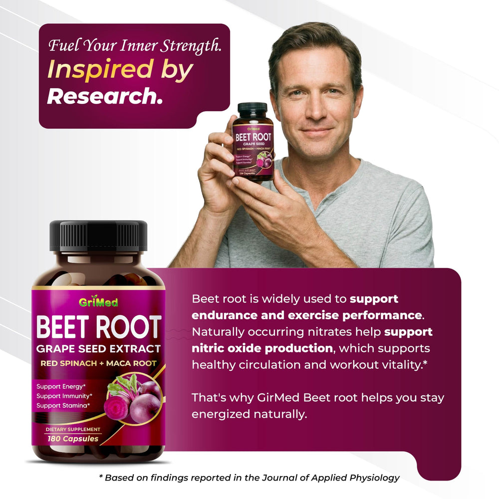 GriMed grape seed extract ingredient card with antioxidant support