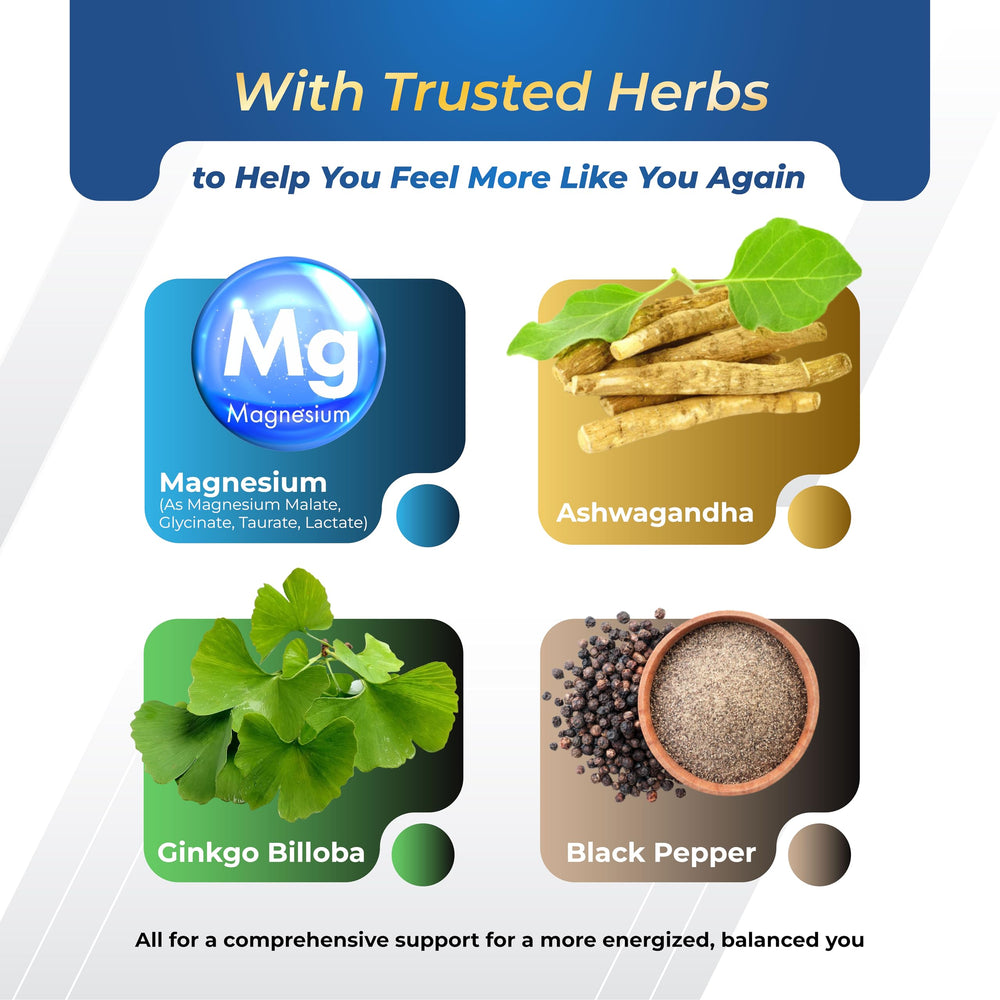 GriMed Magnesium Complex includes Black Pepper to boost absorption.