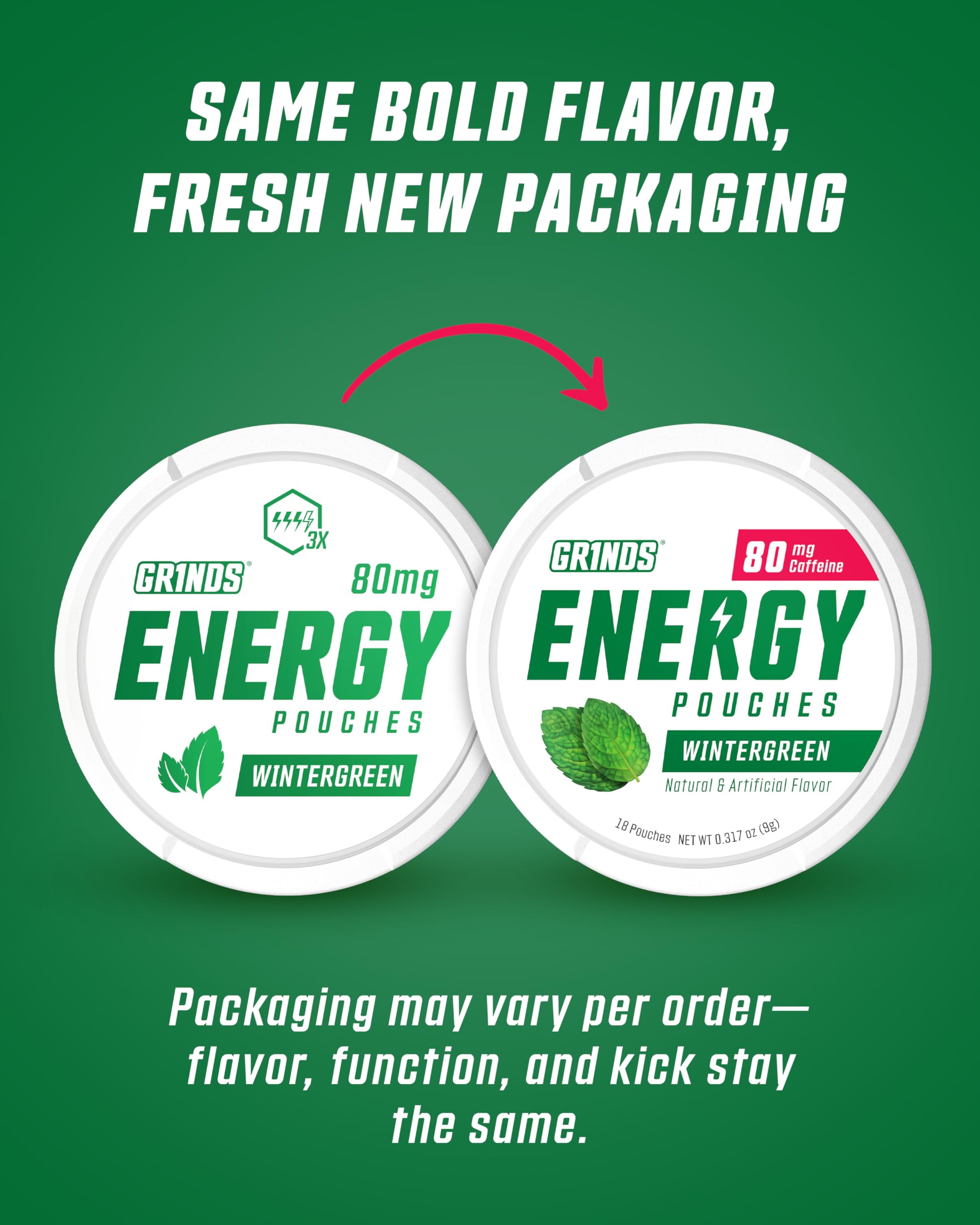 GRINDS energy pouches Peach can offering a crisp flavor boost on the go
