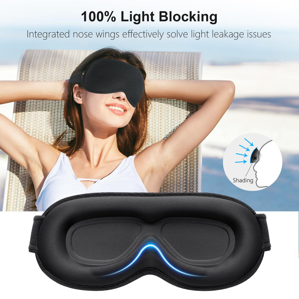 Gritin 3D cutout eye mask provides eyelash-friendly space and comfort