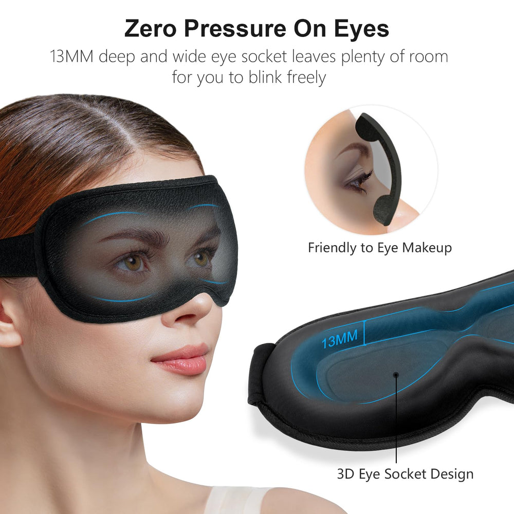 Gritin eyelash-friendly sleep mask reduces eye pressure for smooth rest
