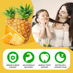 GrnLife bottle pour shows easy-to-chew gummies as a tasty alternative to pills.