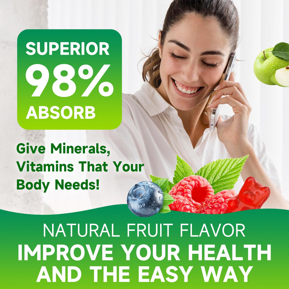 GrnLife mixed flavors calcium citrate gummies designed for on-the-go use