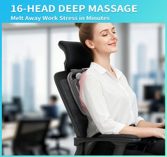 grnpeak 16 head massage gun back view for full-body recovery support