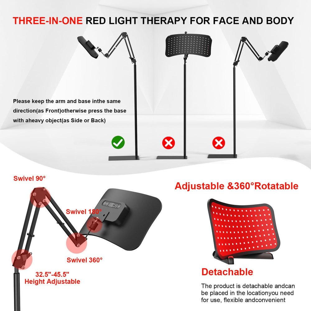 GrnSprX face and body use showing dual wavelengths for versatile sessions