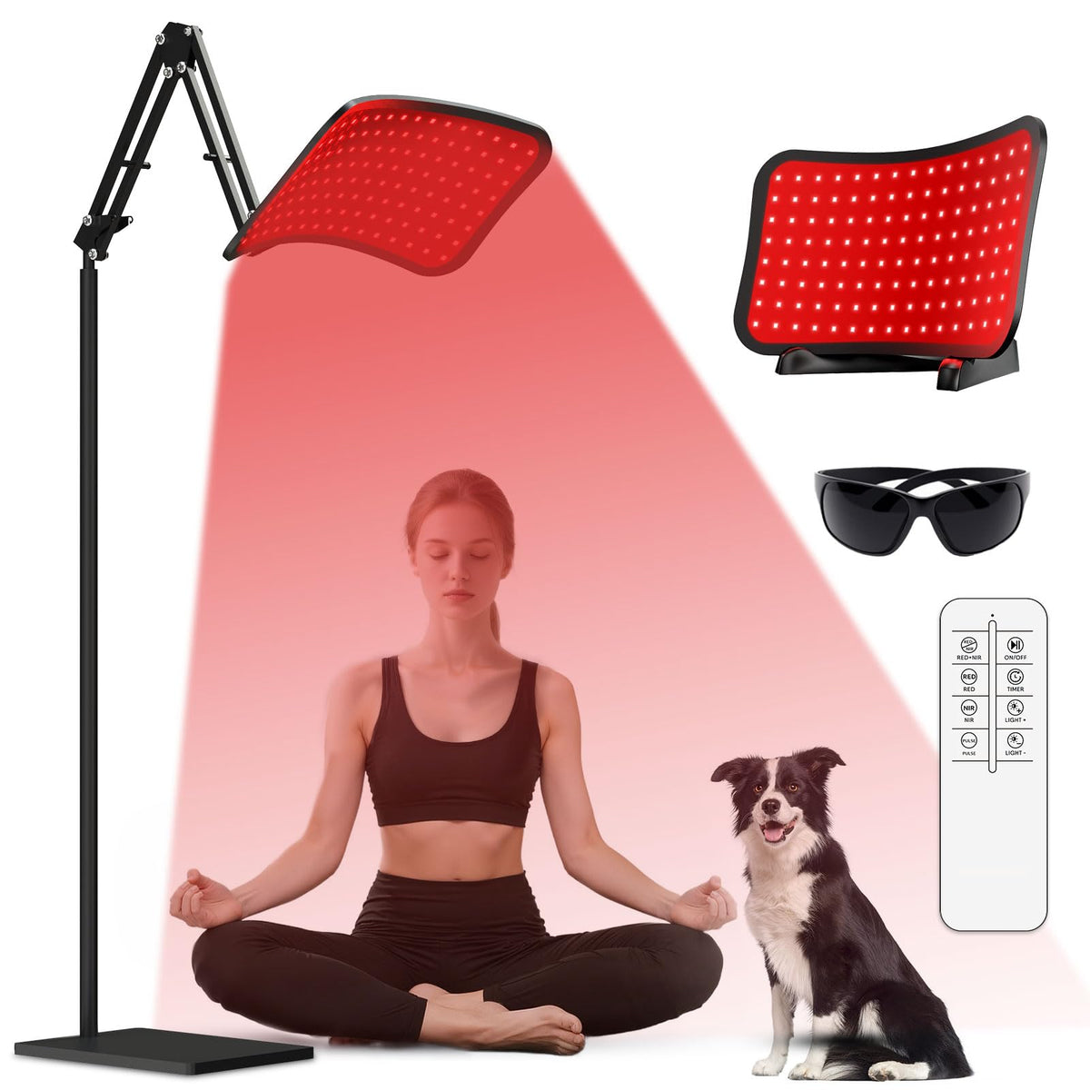 GrnSprX red light therapy front view for convenient at home sessions