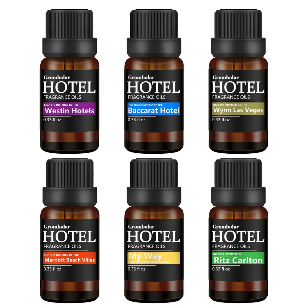 Grombolar essential oils set diffuser bottle for premium scent diffusion.