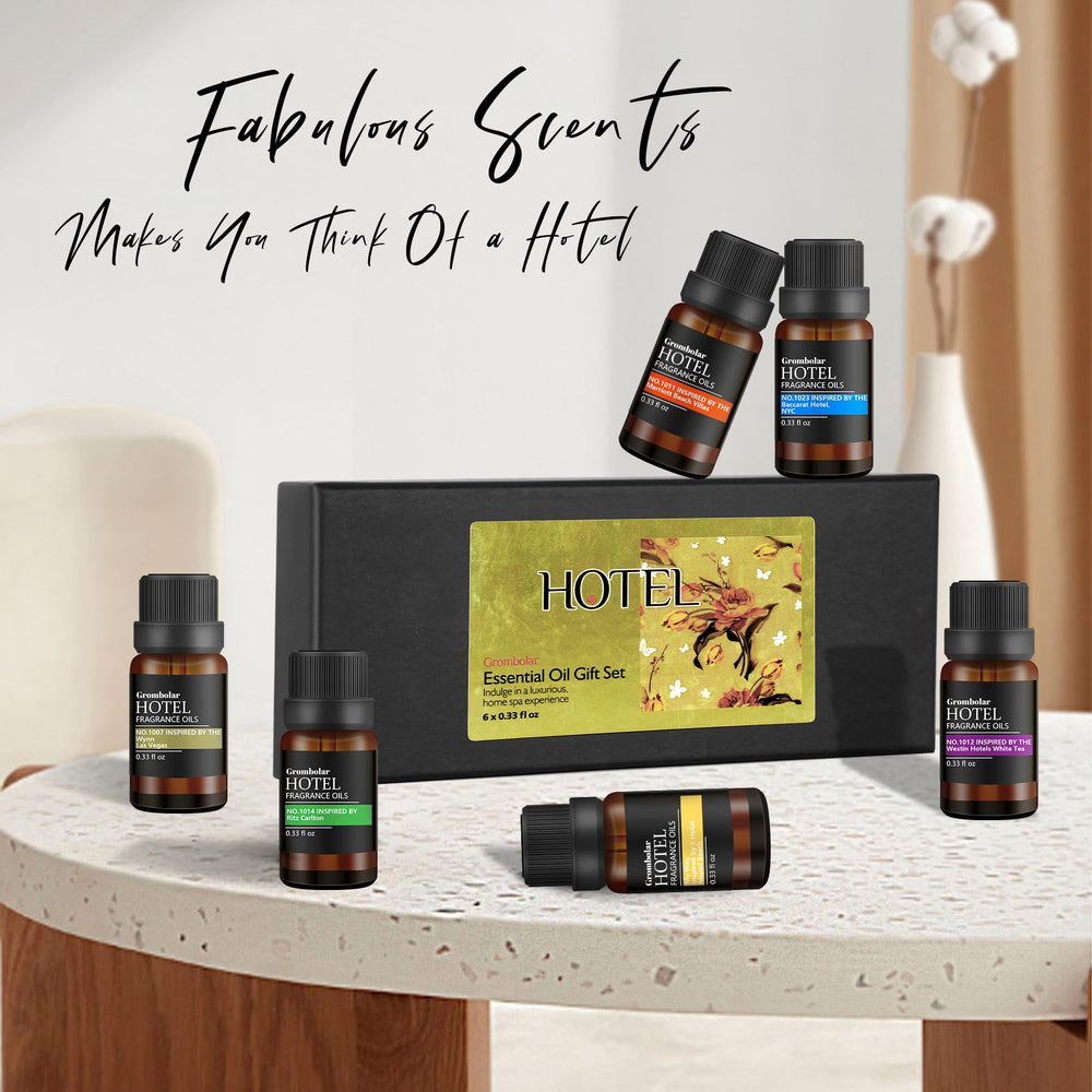Grombolar Zesty Citrus Symphony diffuser oil bottle brightening spaces.