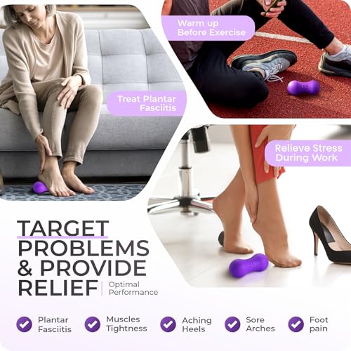 Ground Force myofascial-release foot roller for safe daily use.