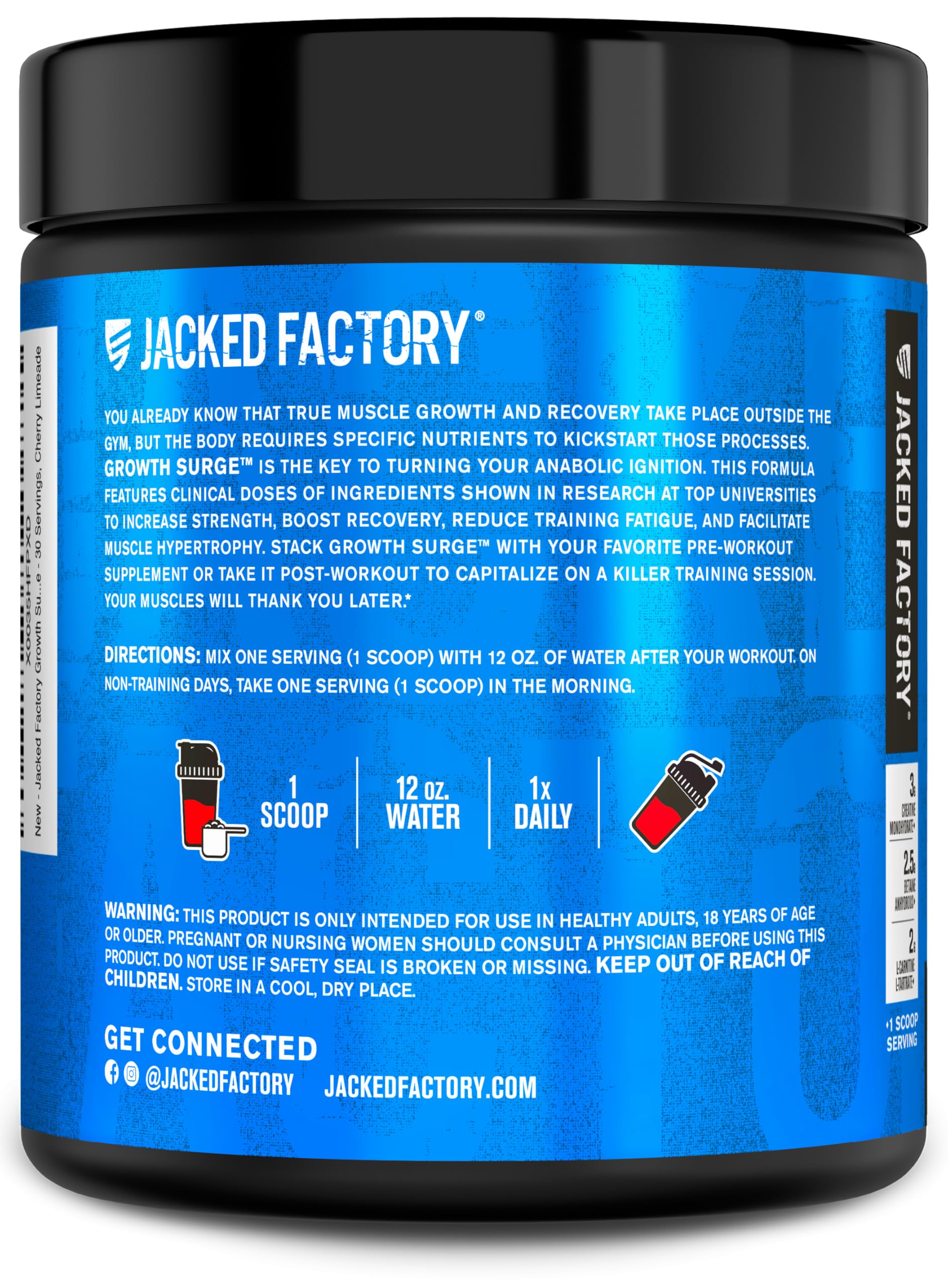 Growth Surge user after gym showcases daily recovery routine.