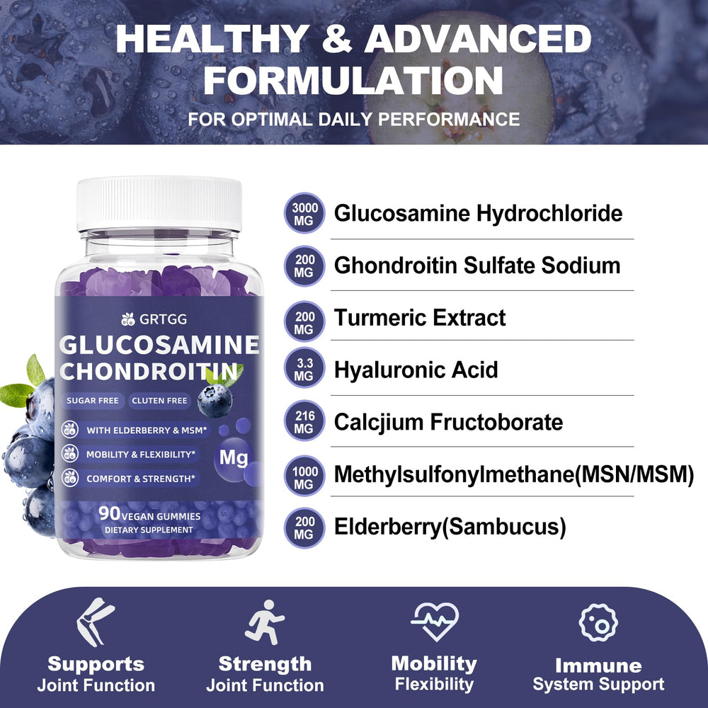 GRTGG gummies label details highlight core ingredients and natural formulation