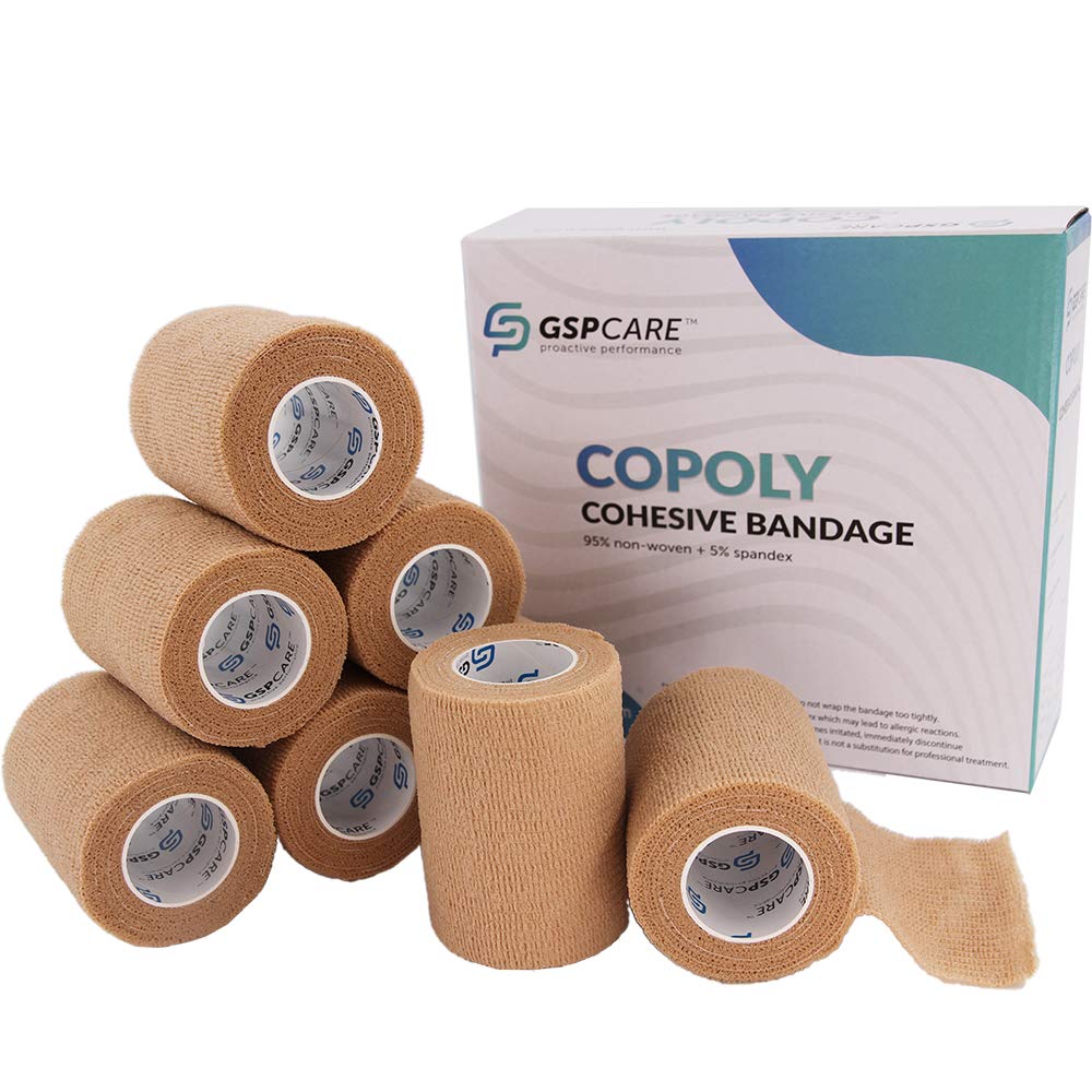 GSPCARE Wrap adhesivo autoadherente: sujeción estable para lesiones.
